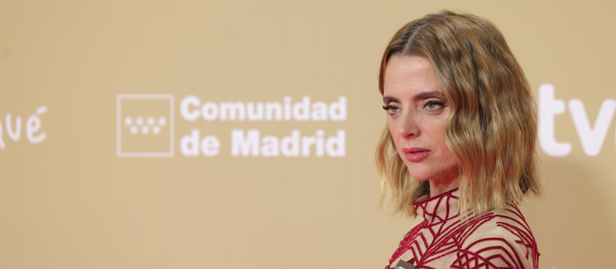 La actriz Macarena Gómez durante los premios José María Forqué