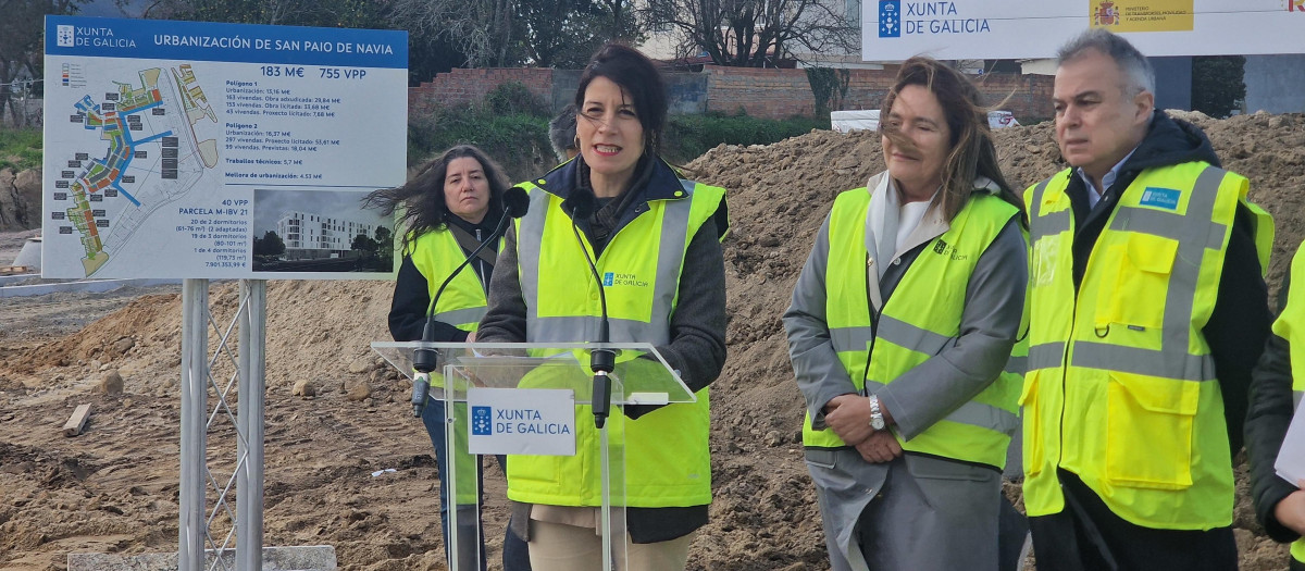 María Martínez Allegue en el acto de este martes