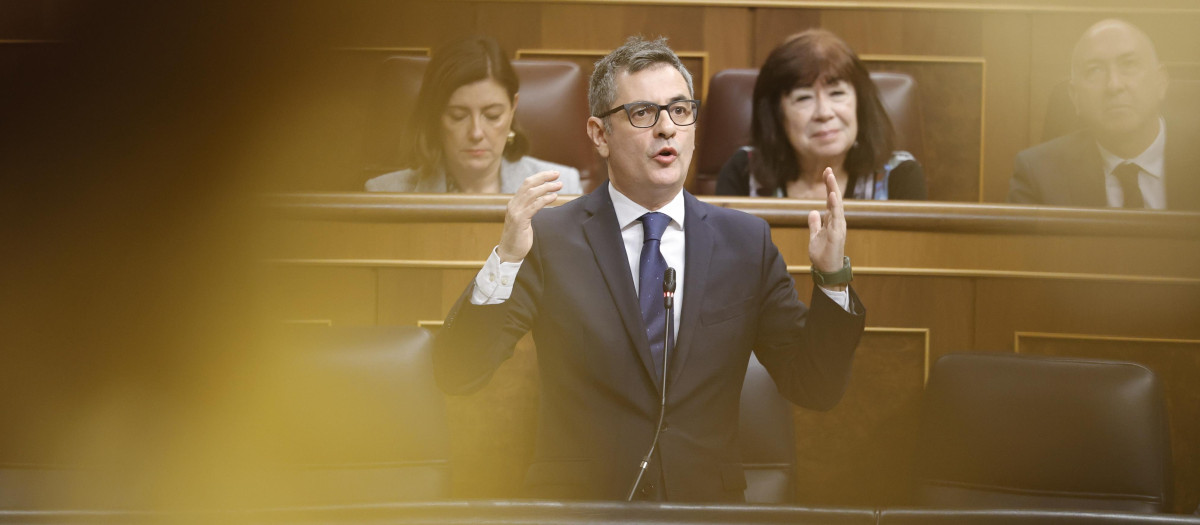 El ministro para la Presidencia, Relaciones con las Cortes y Justicia, Félix Bolaños