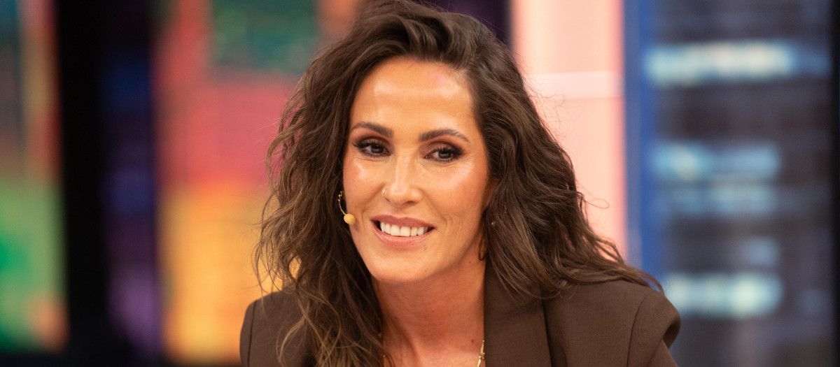 Singer Malú in the TV Show El Hormiguero in Madrid 14 October 2024