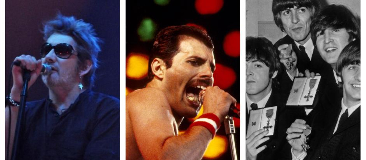 Shane MacGowan, Freddie Mercury y Los Beatles