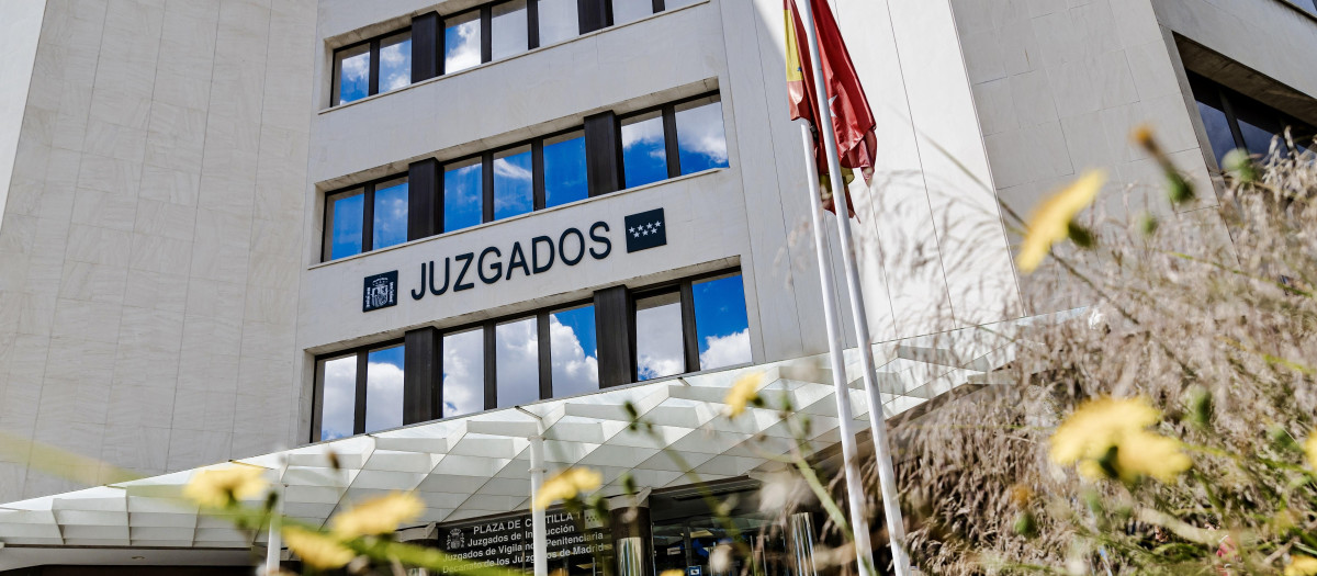 Fachada de los juzgados de Plaza de Castilla