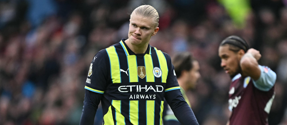 Erling Haaland está viviendo una sequía goleadora insólita