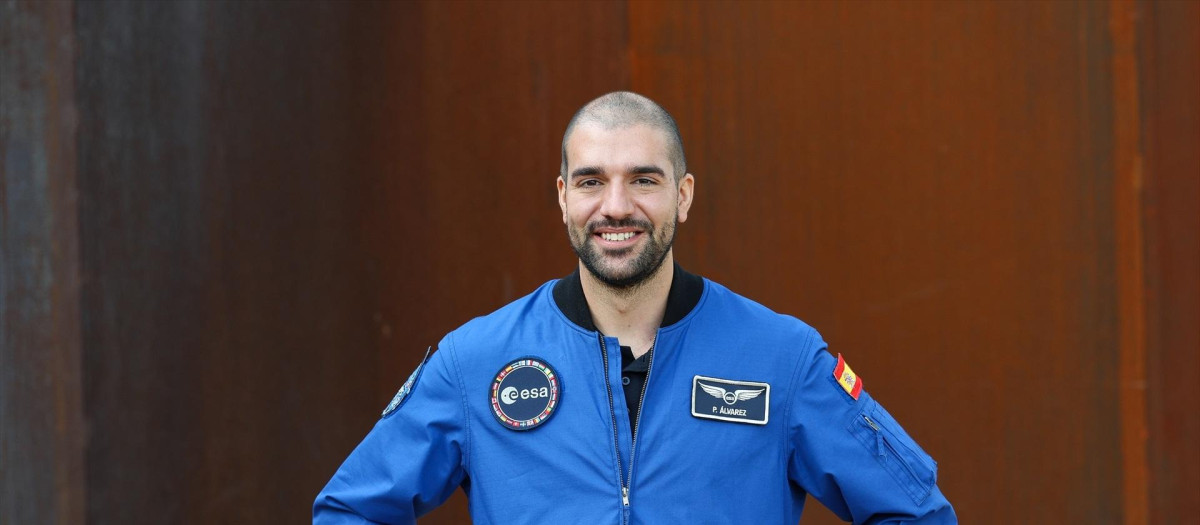 El astronauta de carrera de la ESA, el leonés Pablo Álvarez