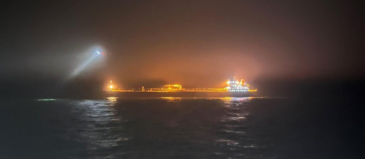 El petrolero Eagle S en mar finlandés
