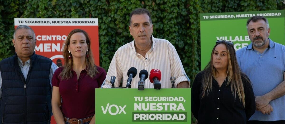 El portavoz nacional de Inmigración, Interior y Seguridad de Vox, Samuel Vázquez