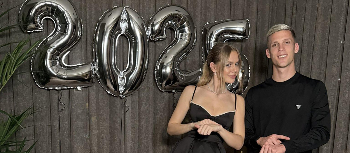 Dani Olmo dio la bienvenida al nuevo año con un mensaje a la afición azulgrana