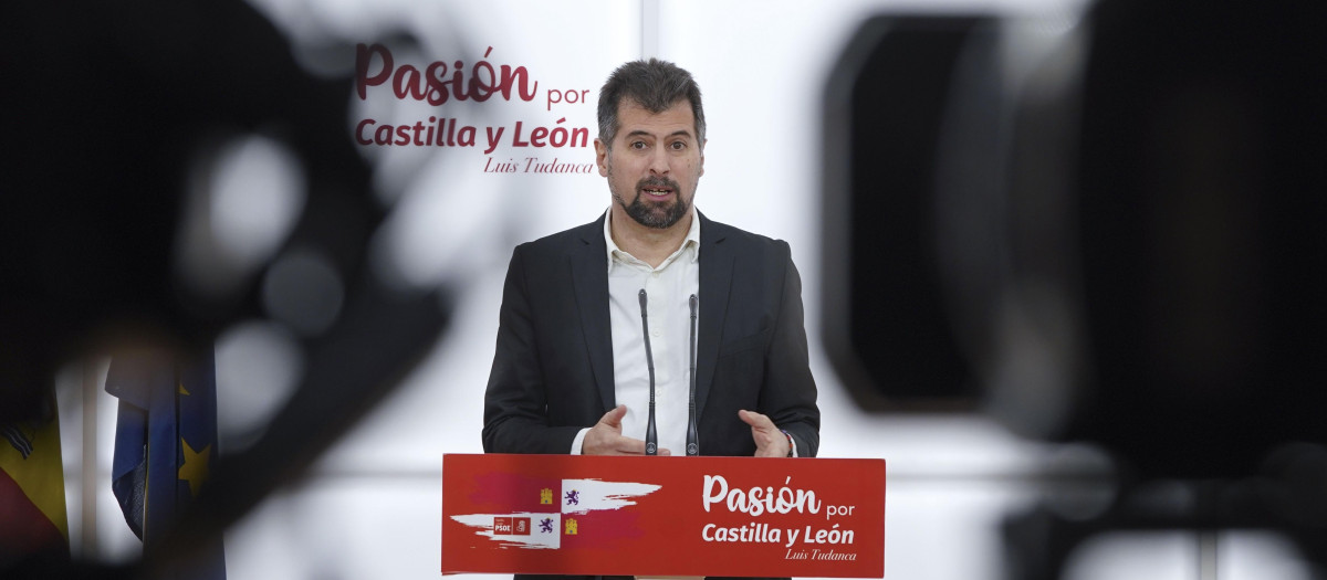 El hasta ahora líder del PSOECyL, Luis Tudanca