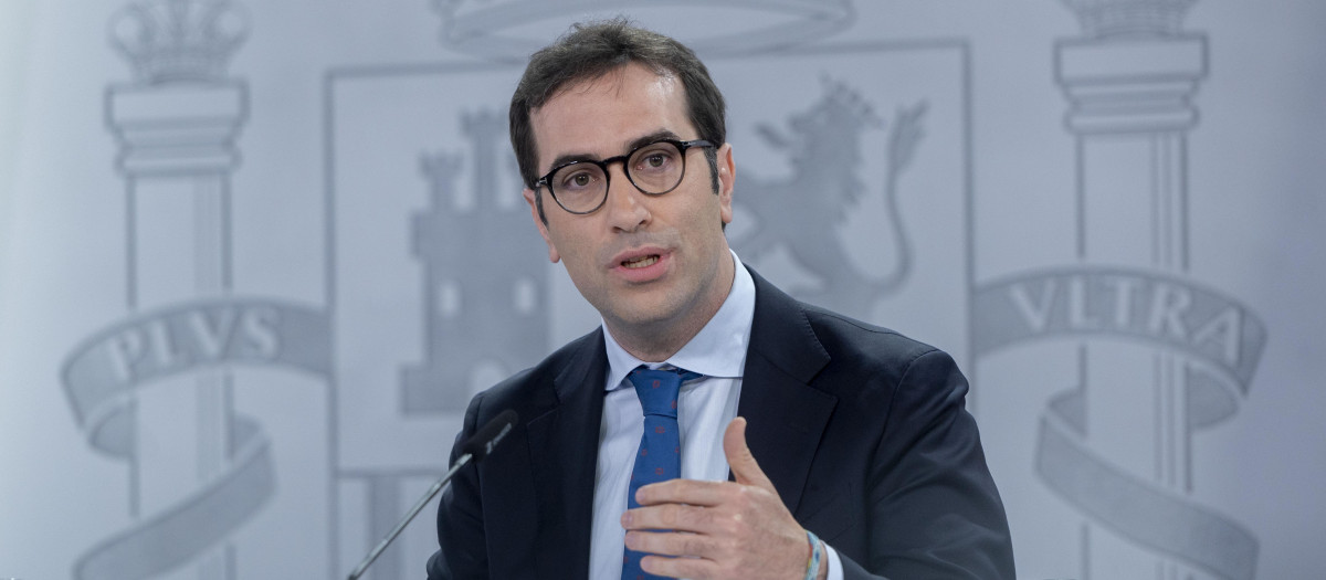 El ministro de Economía, Comercio y Empresa, Carlos Cuerpo