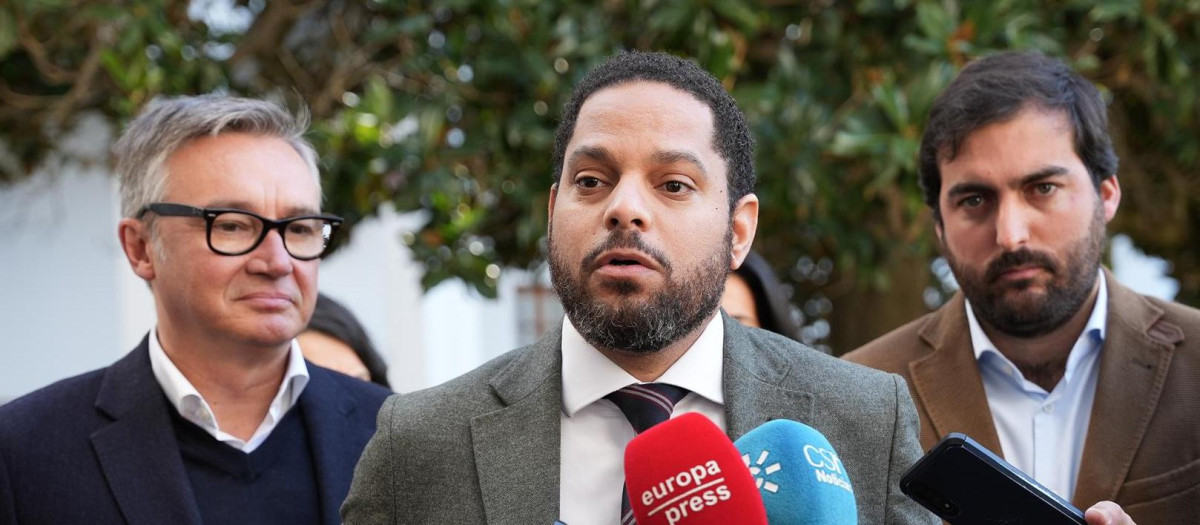 El secretario general de Vox, Ignacio Garriga, este miércoles en Sevilla