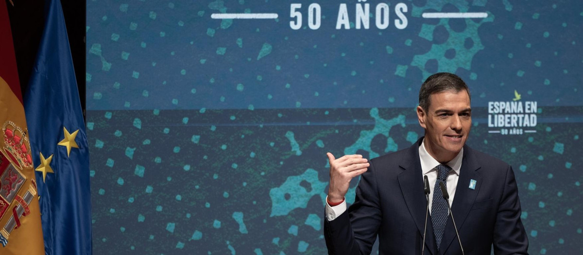 El presidente del Gobierno, Pedro Sánchez
