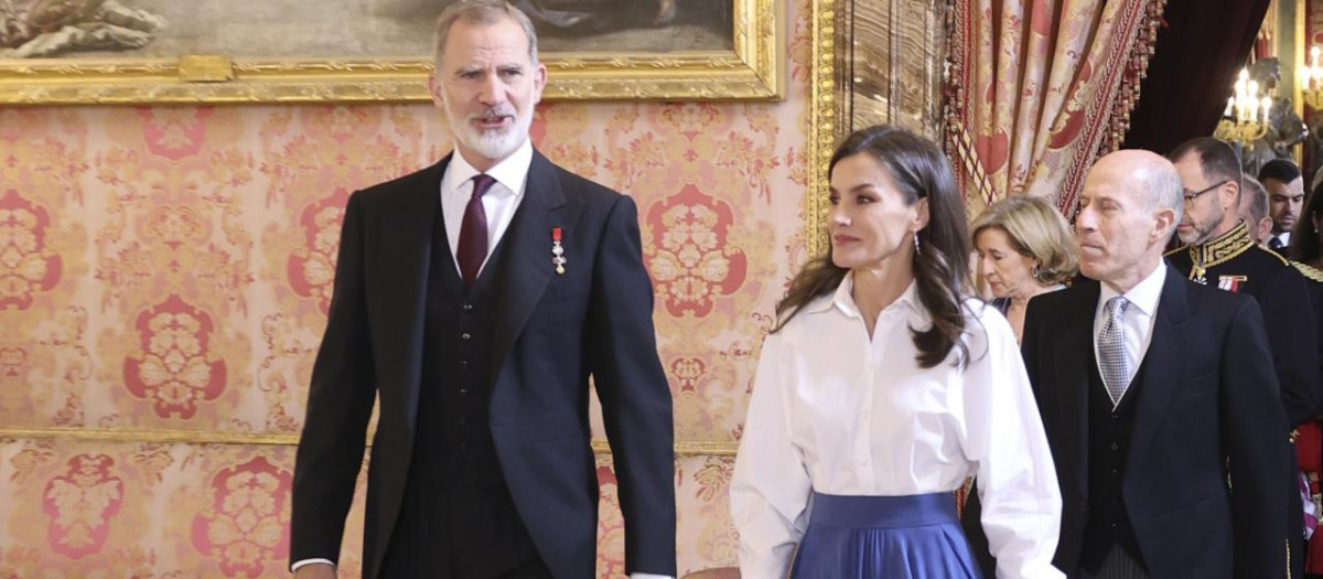 Spanish King Felipe VI and Letizia