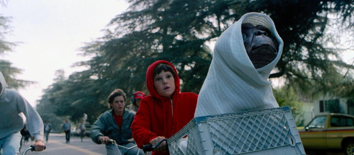 Fotograma de E.T., el extraterrestre