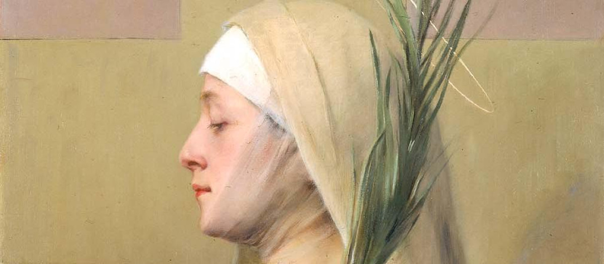 Retrato de Santa Tecla, por Sarah Paxton Ball Dodson (1923)