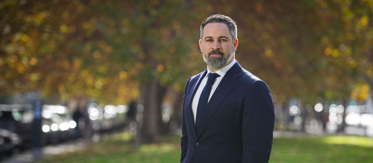 El líder de Vox, Santiago Abascal