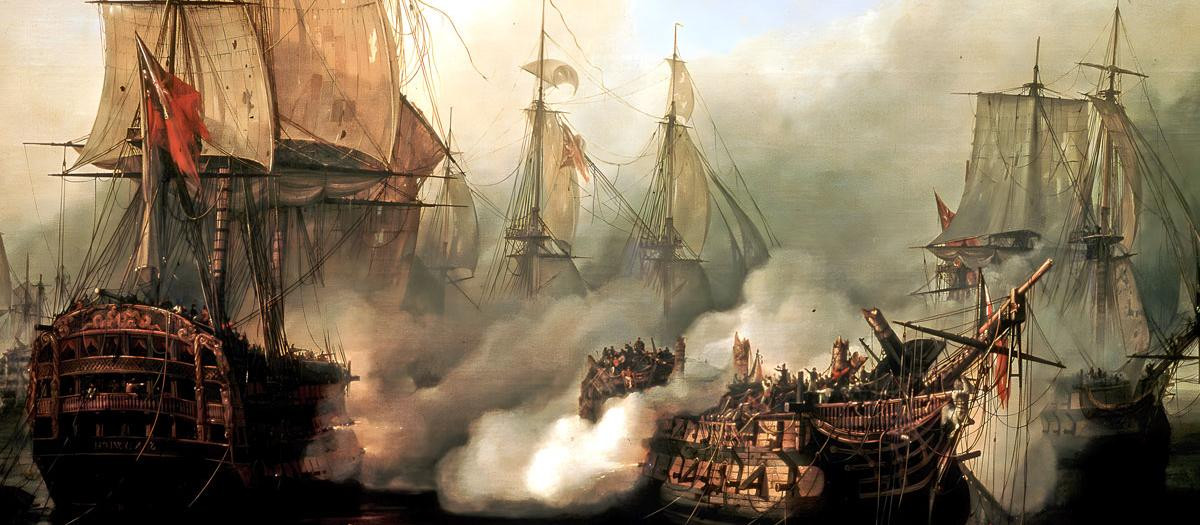 La batalla de Trafalgar