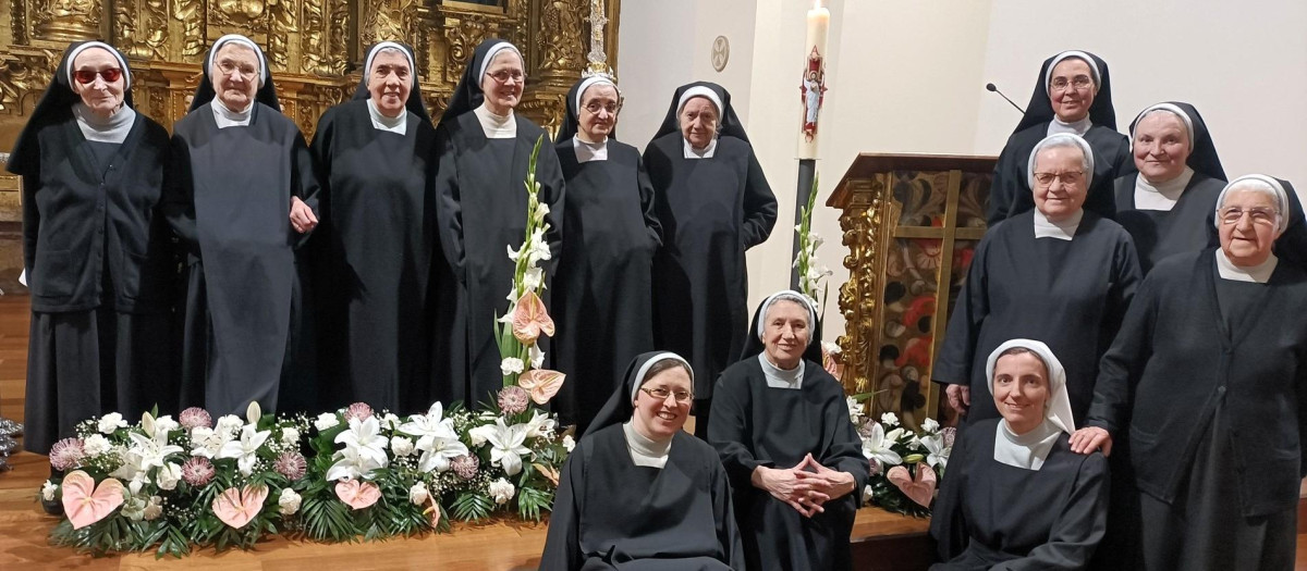 La comunidad de benedictinas de Santa María de Carbajal de León