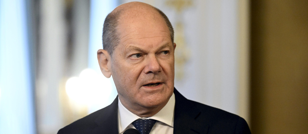 El canciller alemán, Olaf Scholz