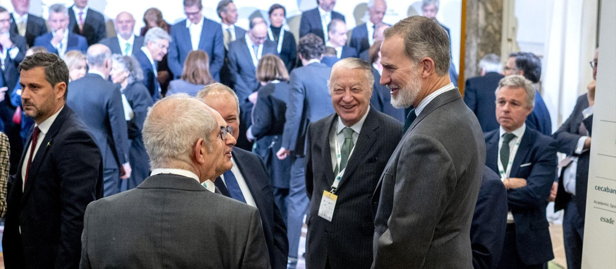 El Rey Felipe VI inaugura la XV Edición del Spain Investors Day (SID), en el Hotel Mandarín Oriental Ritz.