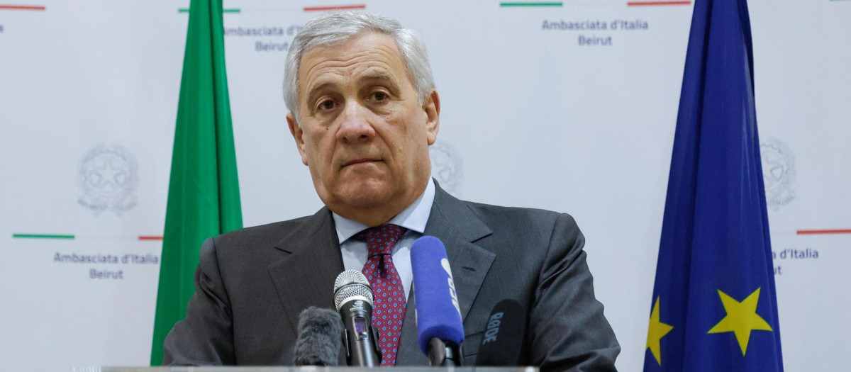 El ministro italiano de Exteriores, Antonio Tajani