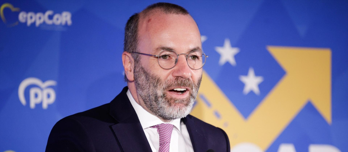 El líder del PPE en la Eurocámara, Manfred Weber