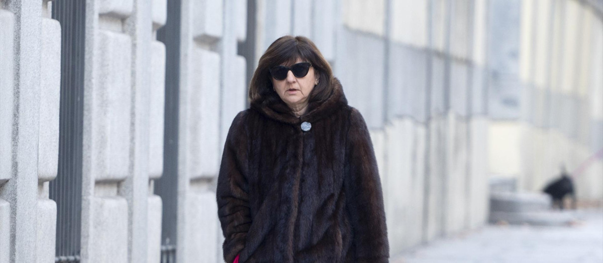 La fiscal Almudena Lastra, a su llegada a declarar al Tribunal Supremo