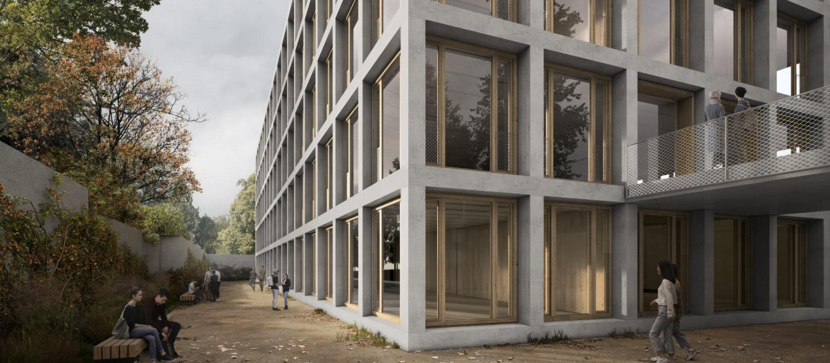 Fachada de la nueva Facultad de Derecho del CEU