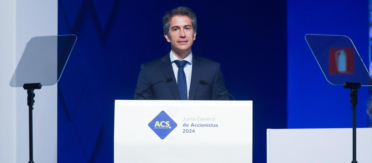 El consejero delegado de ACS, Juan Santamaría