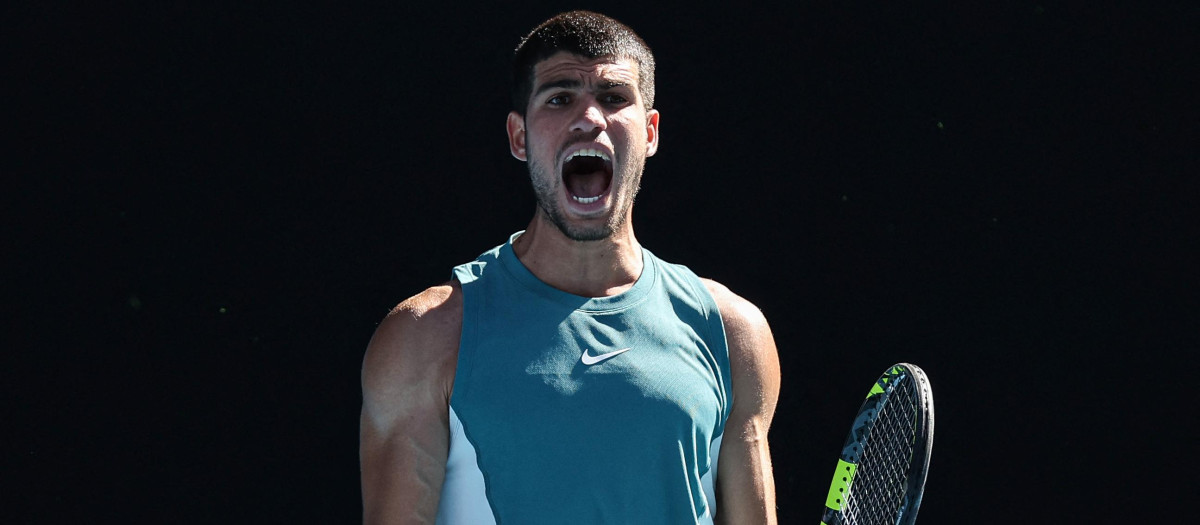 Carlos Alcaraz aseguró que se tatuará un canguro si acaba ganando el Open de Australia