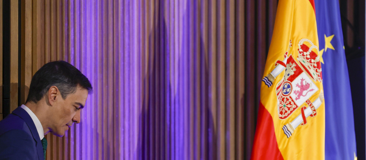 El presidente del Gobierno, el pasado martes en un acto en el Ministerio de Exteriores