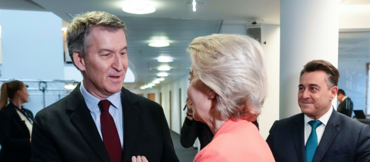Feijóo y Úrsula Von der Leyen