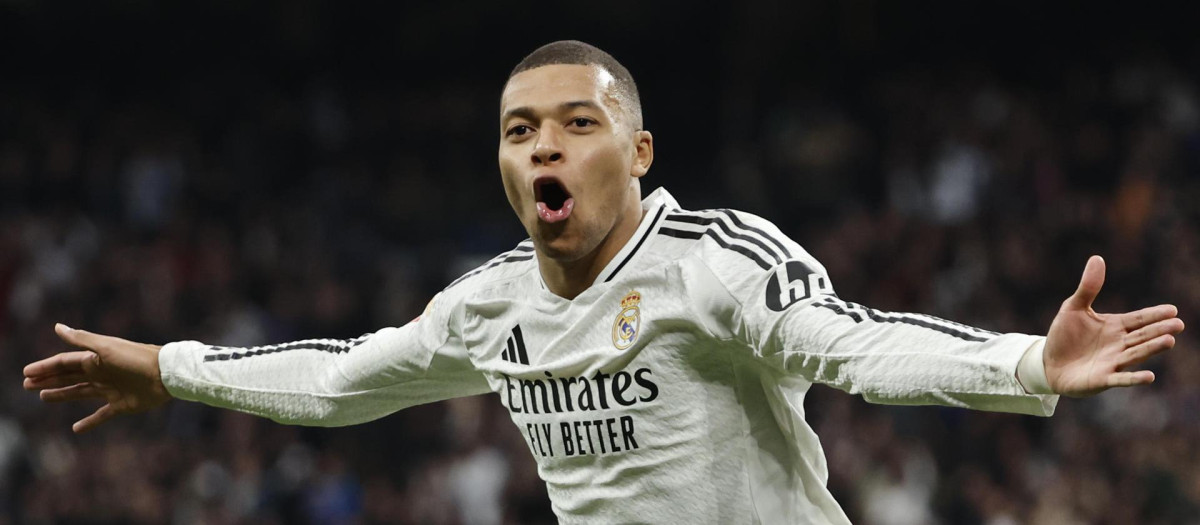 Kylian Mbappé, durante el partido ante Las Palmas