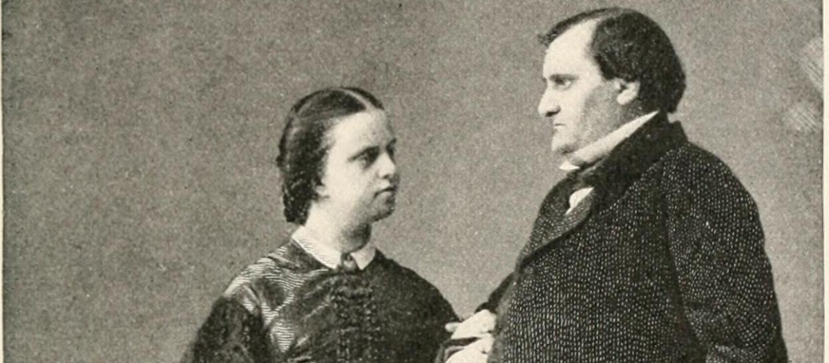 La princesa Clotilde y el príncipe Napoleón José Carlos Bonaparte