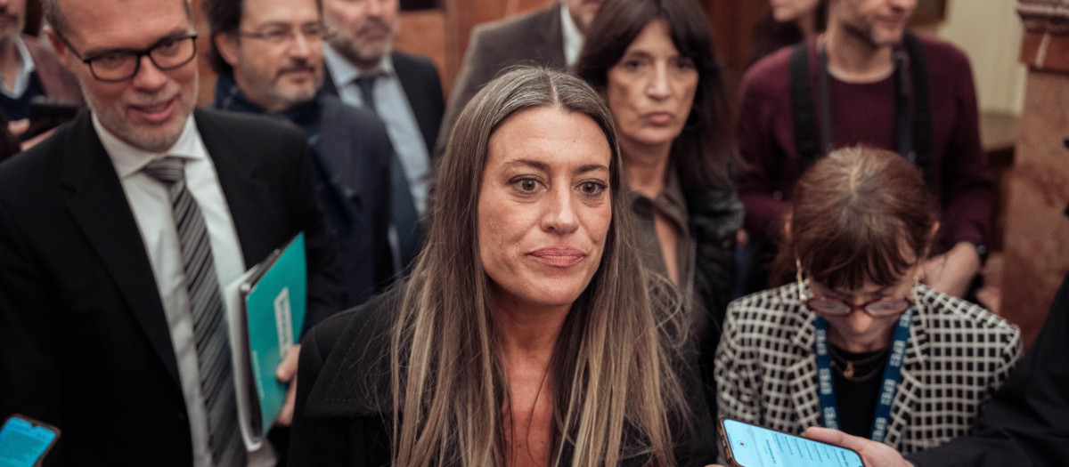 La portavoz de Junts en el Congreso, Miriam Nogueras