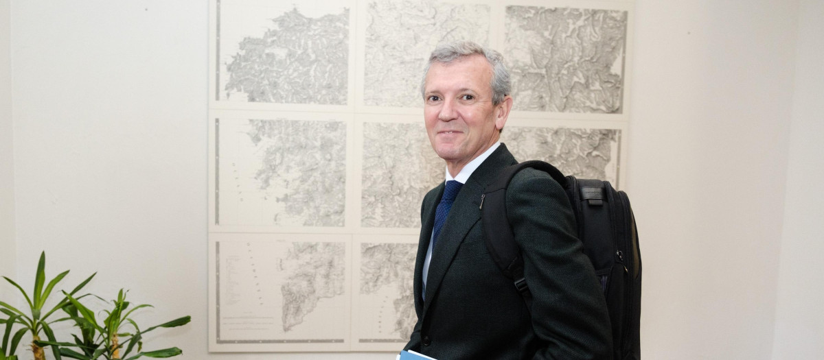 El presidente de la Xunta, Alfonso Rueda
