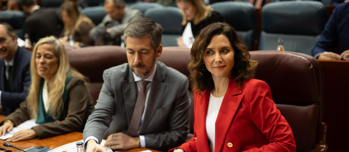 La presidenta de la Comunidad de Madrid, Isabel Díaz Ayuso