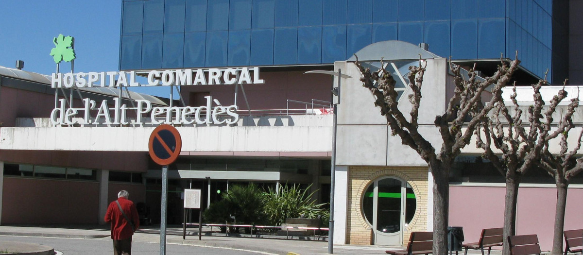 Hospital Comarcal de l'Alt Penedès, donde se atendió a la paciente