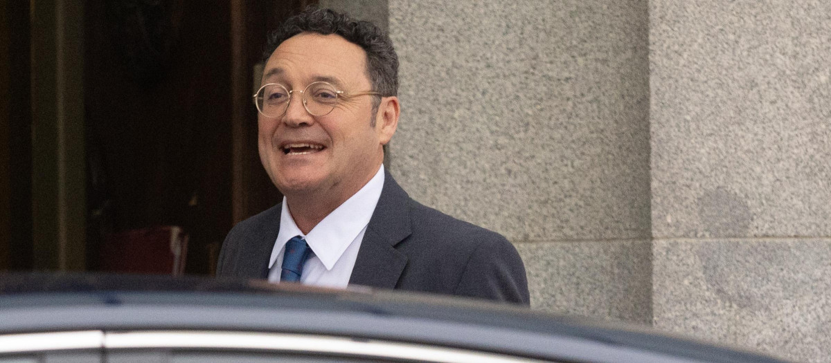 El fiscal general del Estado, Álvaro García Ortiz, a su llegada al Tribunal Supremo - Europa Press