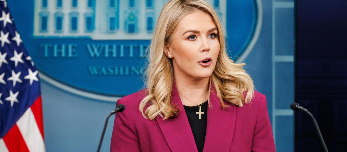 Karoline Leavitt EFE/EPA/SAMUEL CORUM / POOL