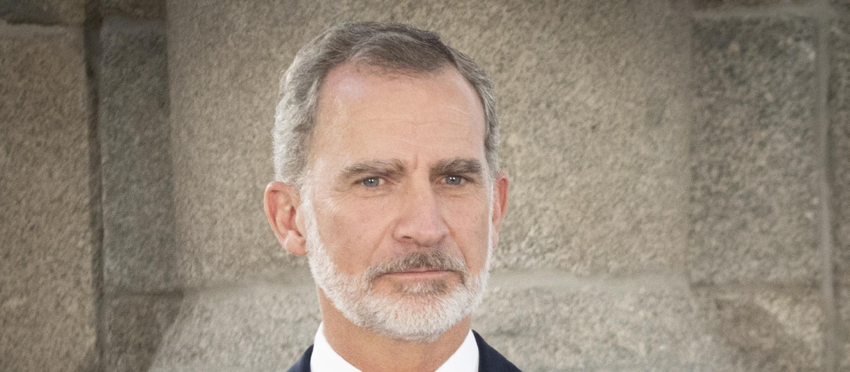 Spanish King Felipe VI during National Culture Awards 2022 in  Madrid on Thursday, 13 July 2022.
