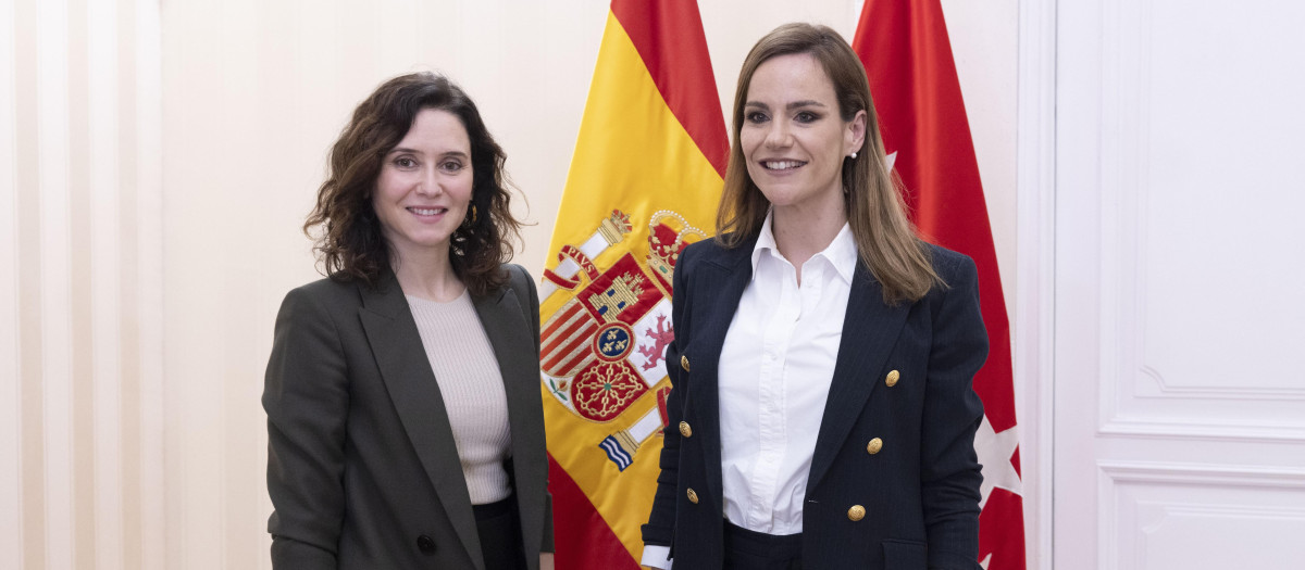 Isabel Díaz Ayuso e Isabel Pérez Moñino