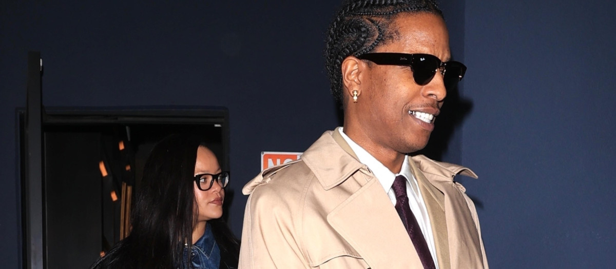 Rihanna y su novio A$AP Rocky disfrutan de una noche en Los Ángeles