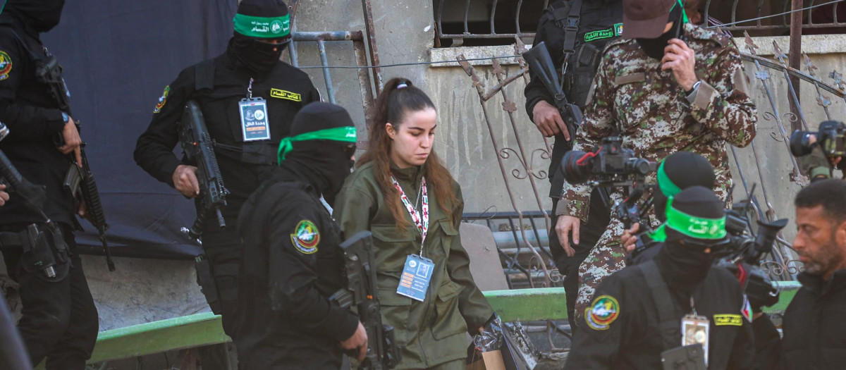 Rehenes israelíes liberados de Gaza