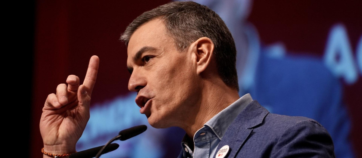 Pedro Sánchez, en el 15º Congreso Nacional del PSPV-PSOE, celebrado en Valencia