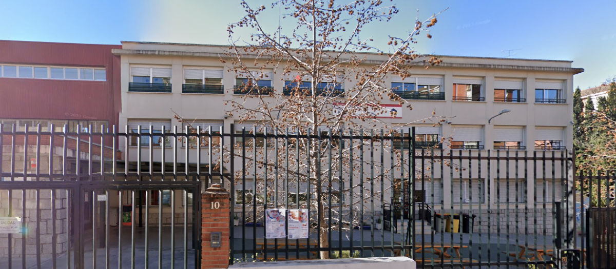 Fachada del colegio Ghandi de Madrid