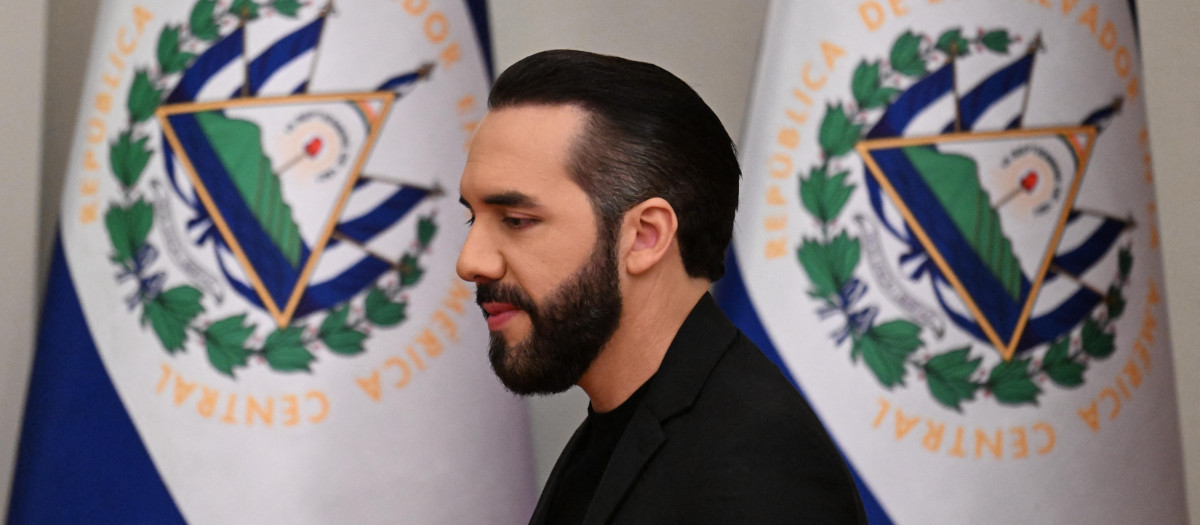El presidente de El Salvador, Nayib Bukele