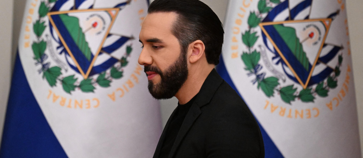 El presidente de El Salvador, Nayib Bukele