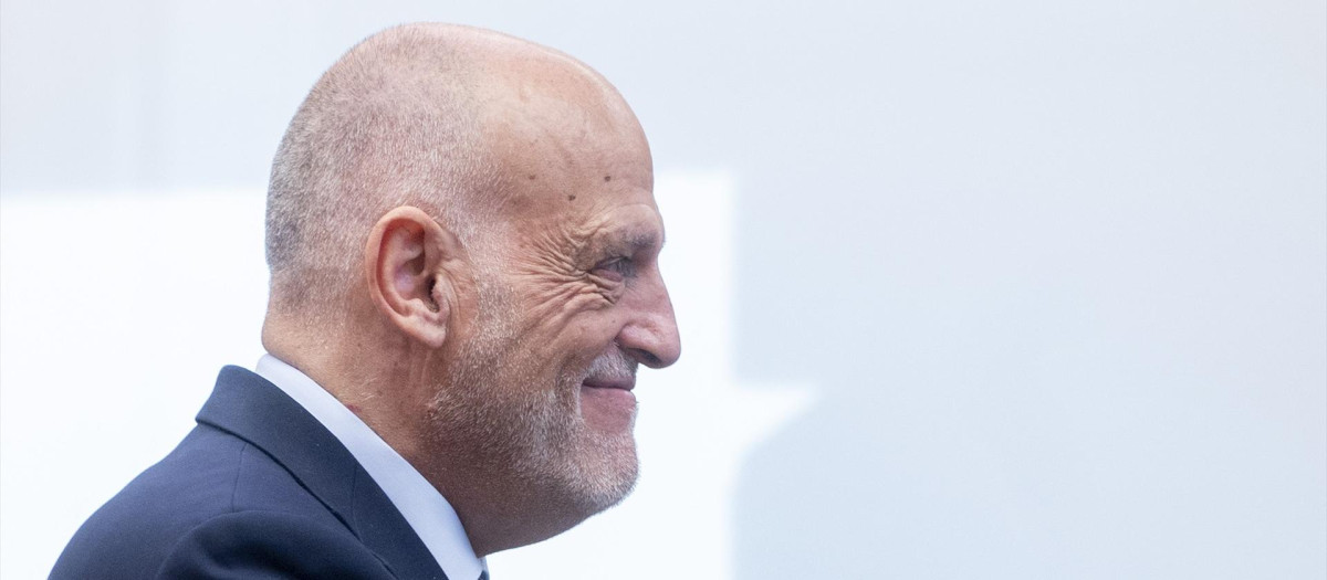 El presidente de LaLiga, Javier Tebas, en una imagen de archivo