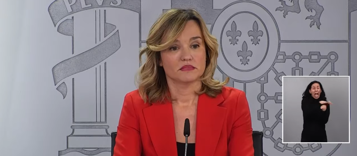 La portavoz del Gobierno, Pilar Alegría
