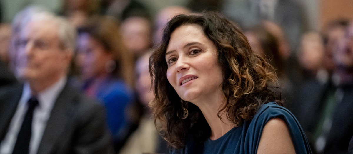 La presidenta de la Comunidad de Madrid, Isabel Díaz Ayuso